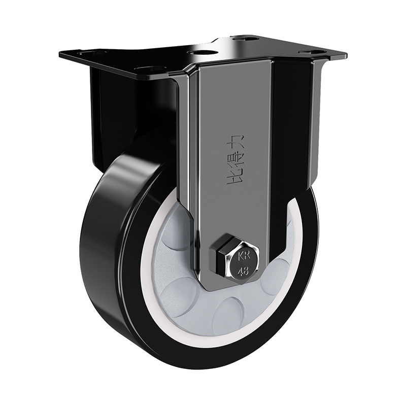 中型03系列3寸平頂定向 高強度聚氨酯PU輪  B0304-75-6231