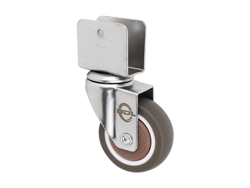 輕型01系列2寸U型萬(wàn)向人造膠TPR輪 H0107-50-6411-16