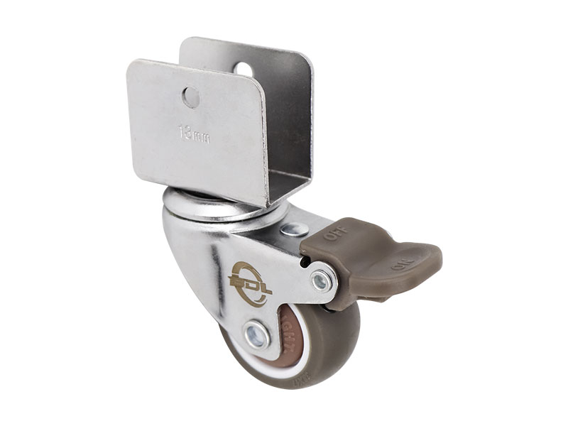 輕型01系列2寸U型萬(wàn)向剎車人造膠TPR輪 H0107E-50-6411-16