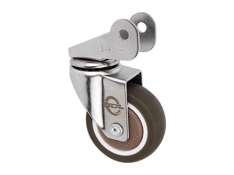 輕型01系列1.5寸翻轉(zhuǎn)型萬(wàn)向人造膠TPR輪 H0109-38-6411