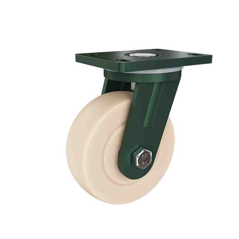 10系列超重型MC米白色4寸萬(wàn)向澆注尼龍輪 G1001-100-6666